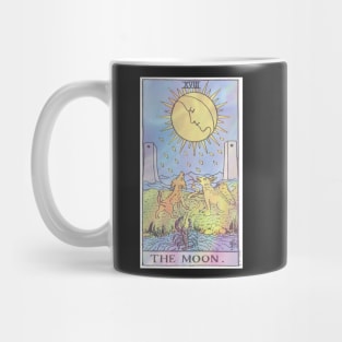 Tarot Card The Moon Holographic Mug